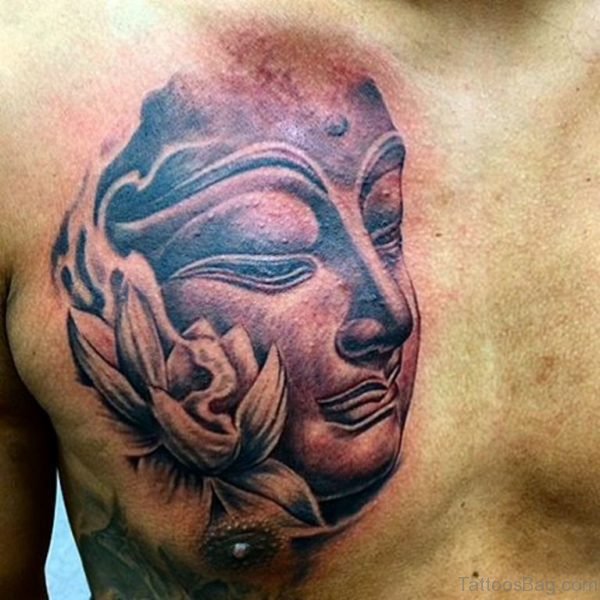 Buddha Face Tattoo 