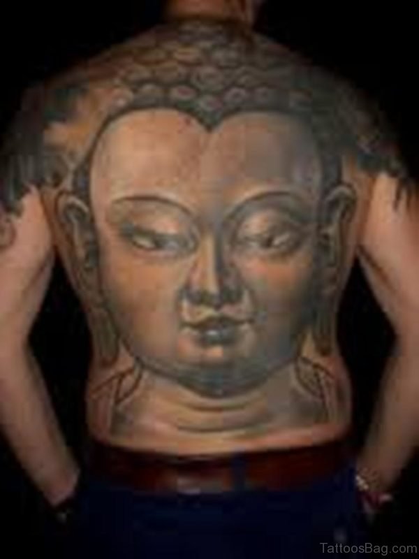 Buddha Head Tattoo 