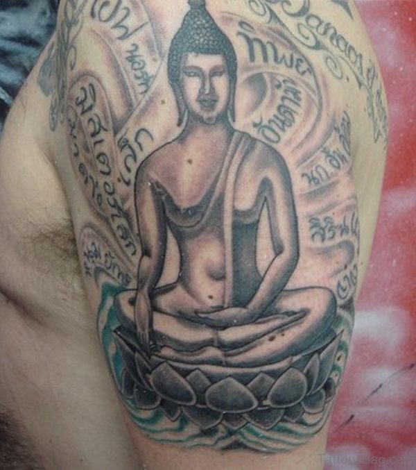 Buddha Tattoo For Shoulder