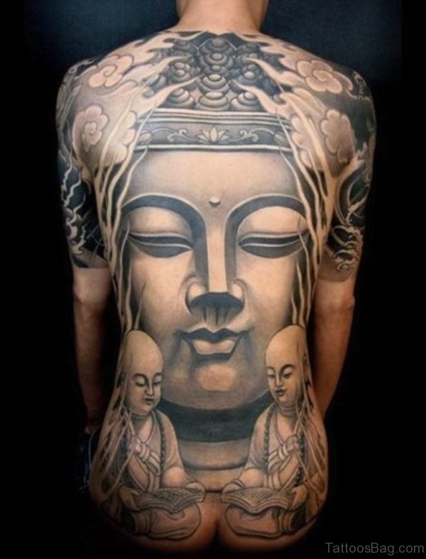 Buddha Tattoo on Full Back 