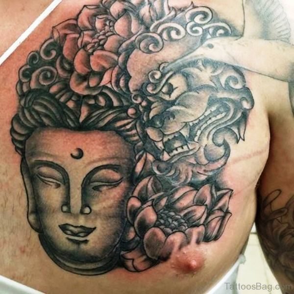 Buddha With Devil On Chest