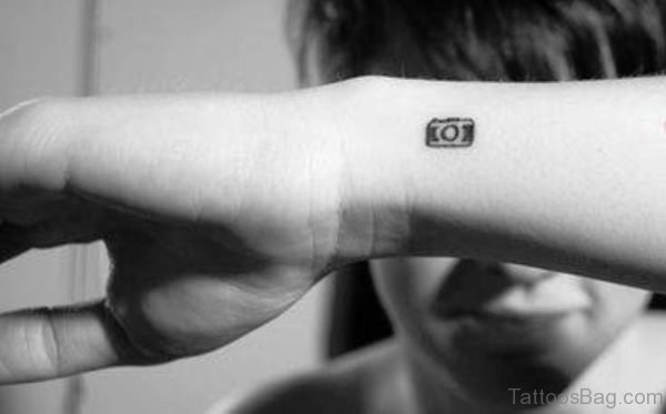 Camera Wrist Tattoo