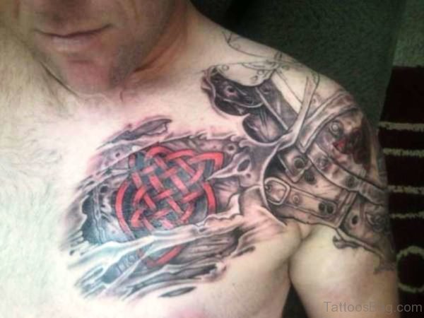 Celtic Armour Tattoo Design