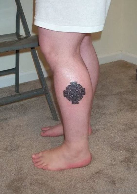Celtic Leg Tattoo Design