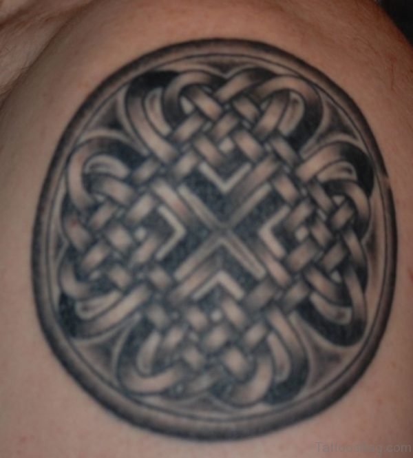 Celtic Tattoo Design On Shoulder