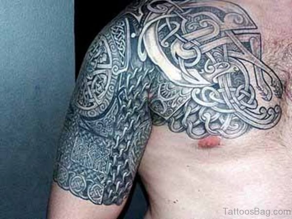 Celtic Tattoo Design On Shoulder Image