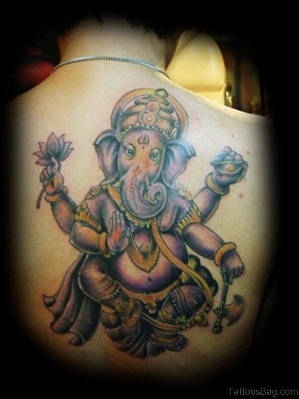 Charming Ganesha Tattoo
