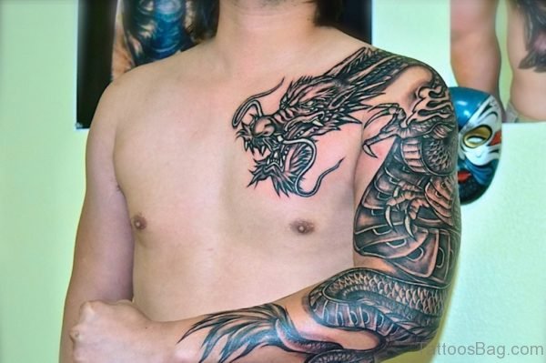 Classic Dragon Tattoo 