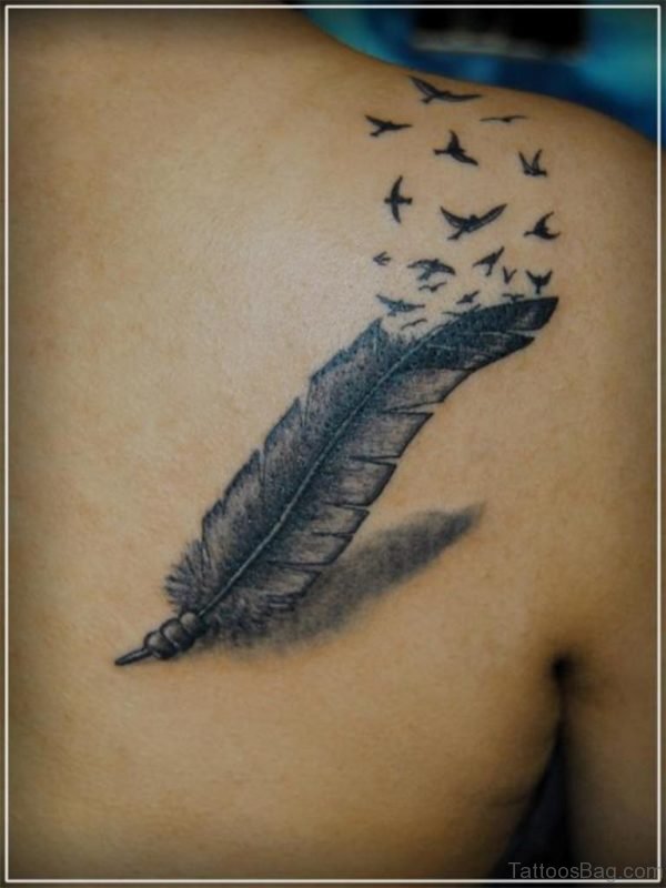 Classic Feather Tattoo