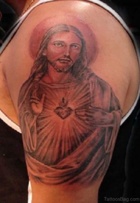 Classic Jesus Tattoo 