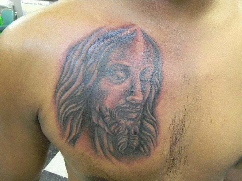 1. Jesus Chest Tattoo Designs - wide 1