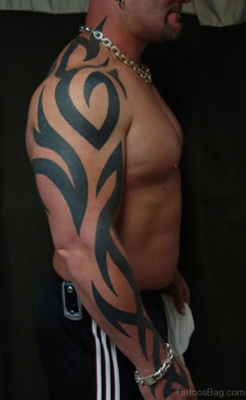 Classic Tribal Tattoo Design 