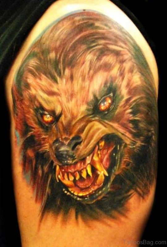 Classic Wolf Tattoo Design