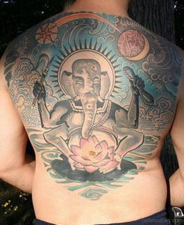 Classy Ganesha Tattoo