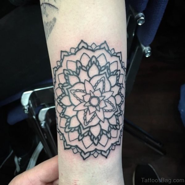 Classy Mandala Tattoo On Arm