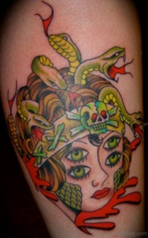 Classy Medusa Tattoo