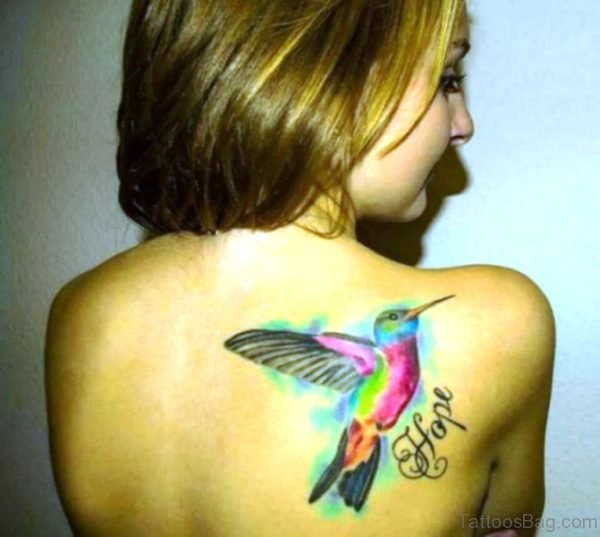Colorful Bird Tattoo