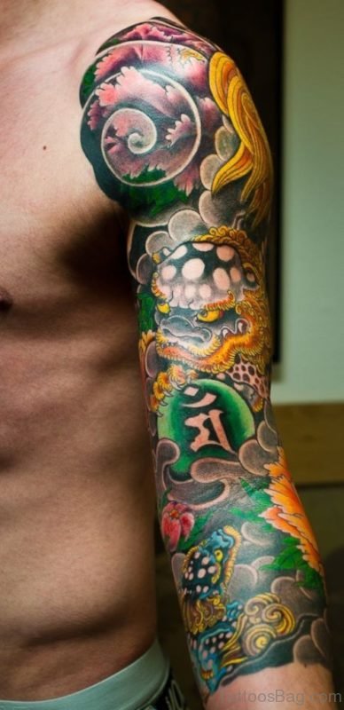 Coil Dragon Tattoo