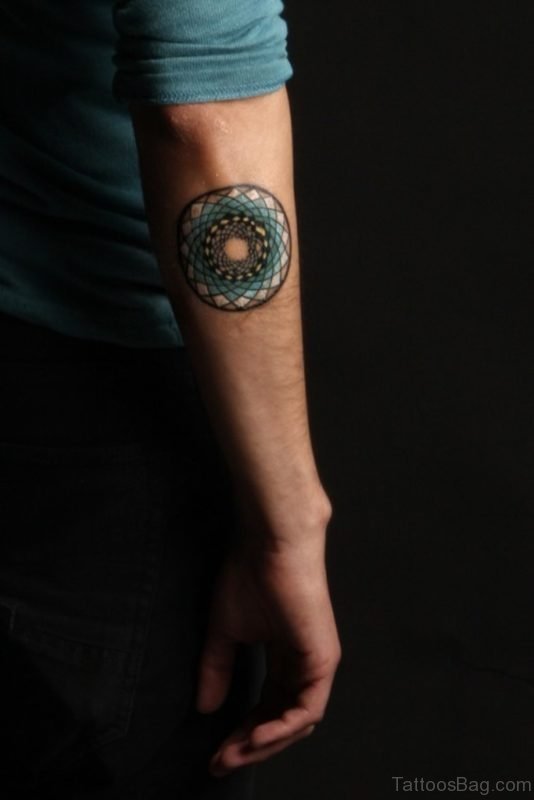 Color Ink Mandala Tattoo