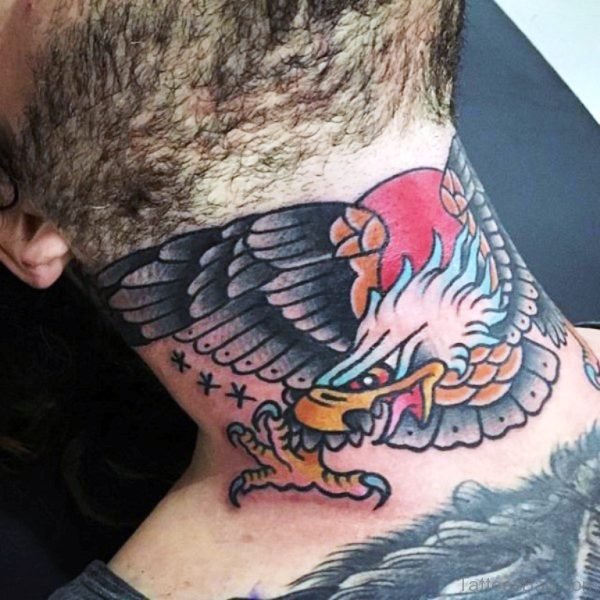 Colored Eagle Tattoo Design