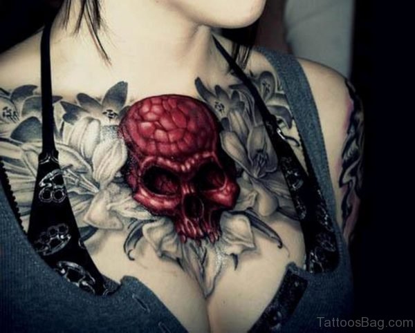 Colored Skull Tattoo