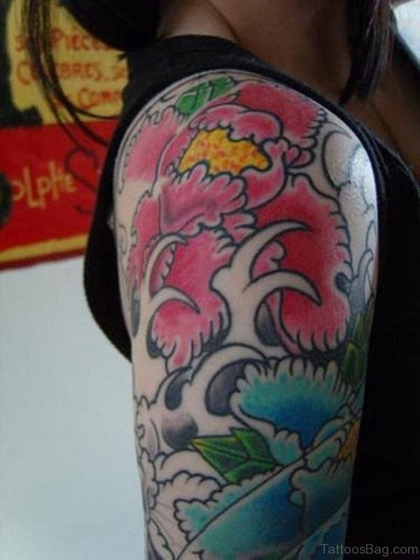 Colorful Japanese Tattoo Style