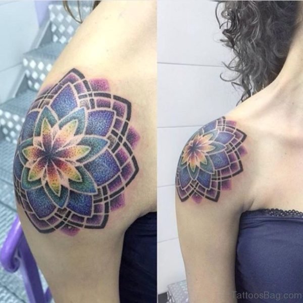 Colorful Mandala Tattoo