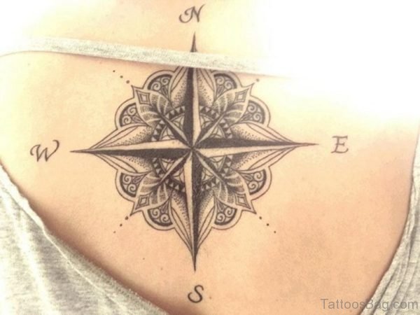 Compass Tattoo Design 