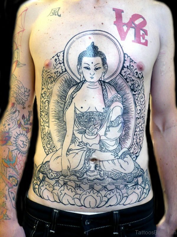 Cool Buddha Tattoo 