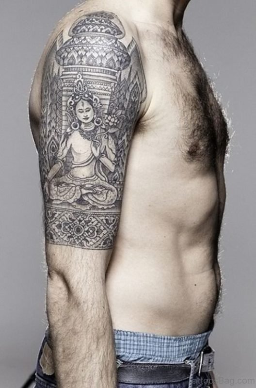 Cool Buddha Tattoo