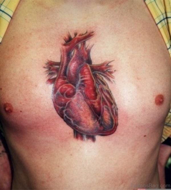 Cool Heart Tattoo Design