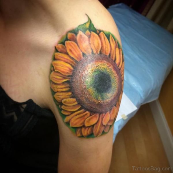 Cool Sunflower Tattoo