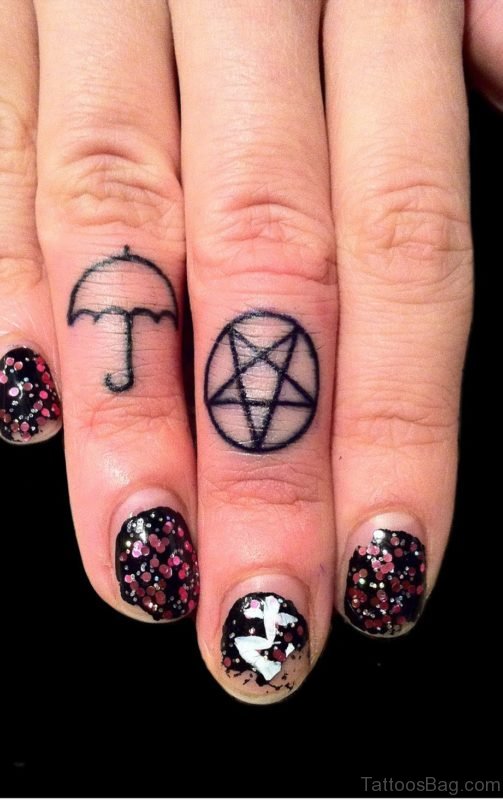 Cool Tattoo On Finger