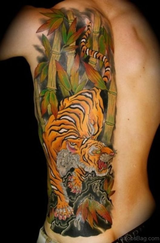 Cool Tiger Tattoo Design
