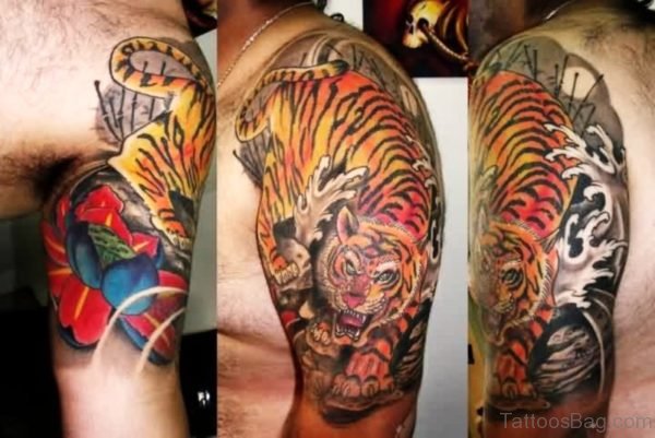 Cool Tiger Tattoo 