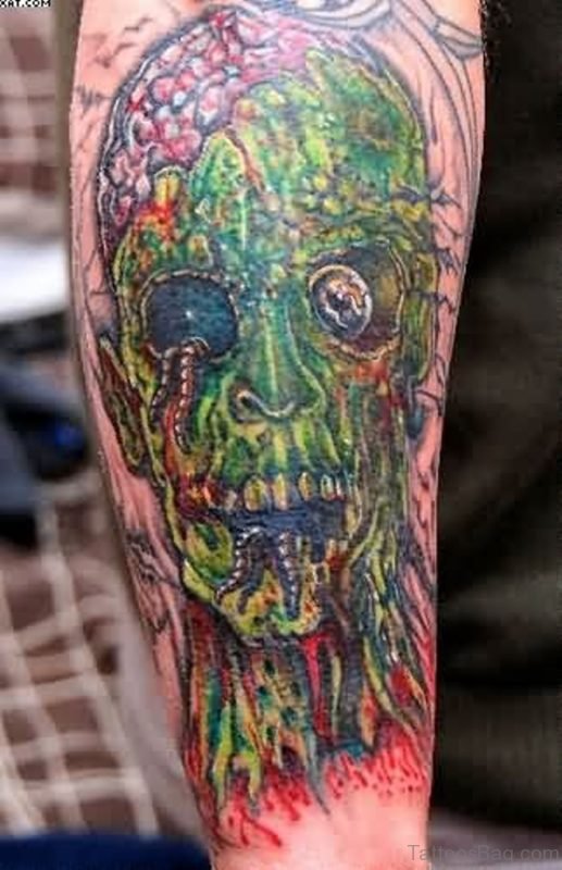 Cool Zombie Tattoo 