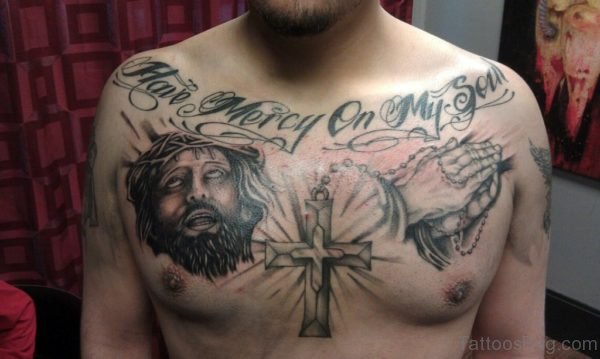 Cross And Jesus Tattoo 1