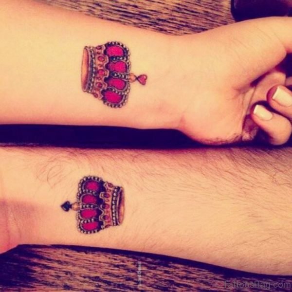Crown Tattoos On Wrist