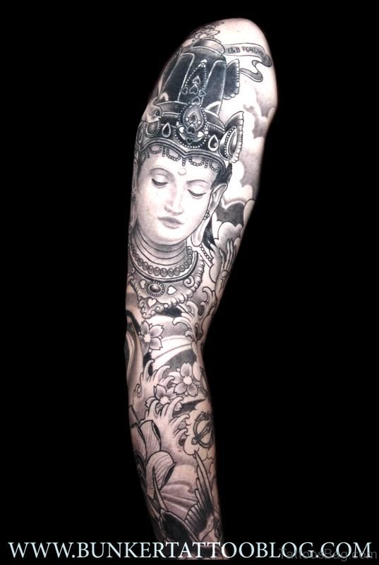 Cute Buddha Tattoo Design