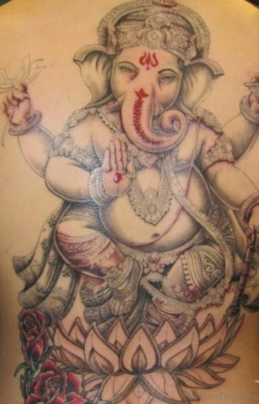 Cute Ganesha Tattoo 