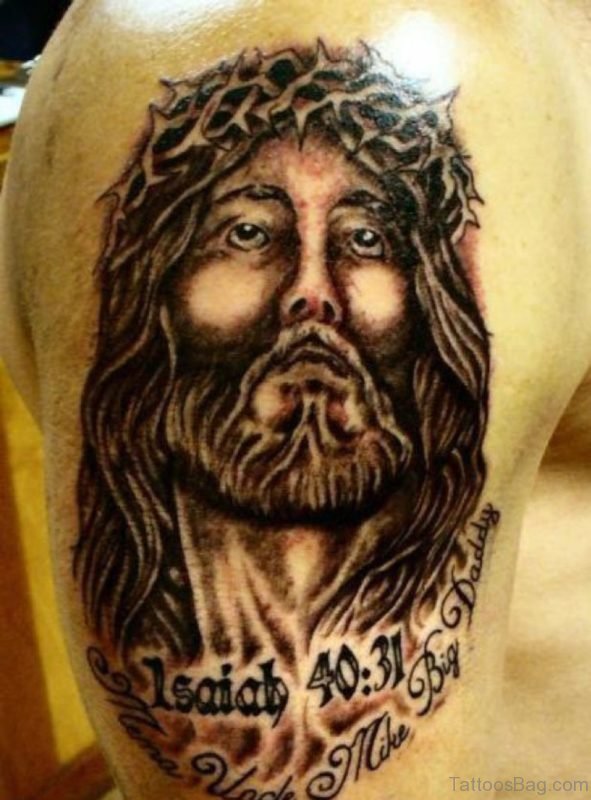 Cute Jesus Tattoo