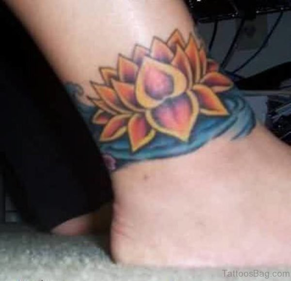 Cute Lotus Tattoo 