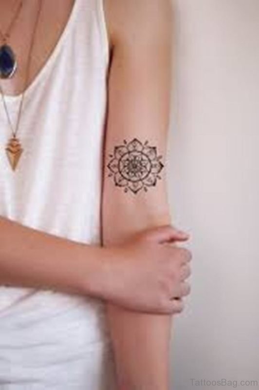 Cute Mandala Tattoo