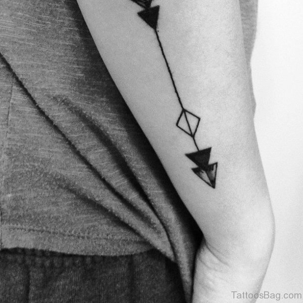 Dazzling Arrow Tattoo