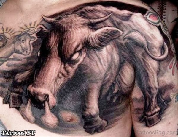 81 Stunning Bull Tattoos On Chest