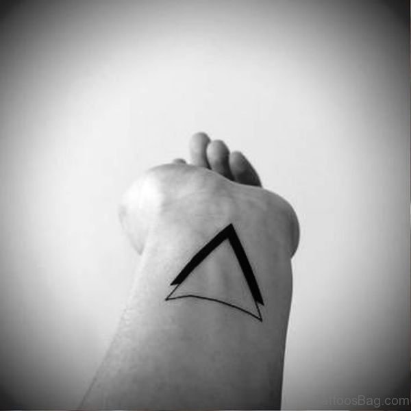 Double Wrist Triangle Tattoo