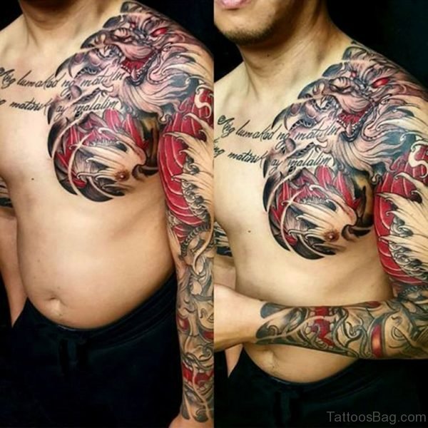 Dragon Tattoo Design For Full Sleeve