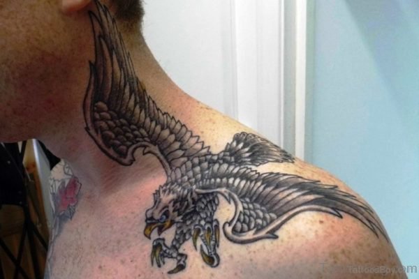 Eagle Tattoo On Shoulder