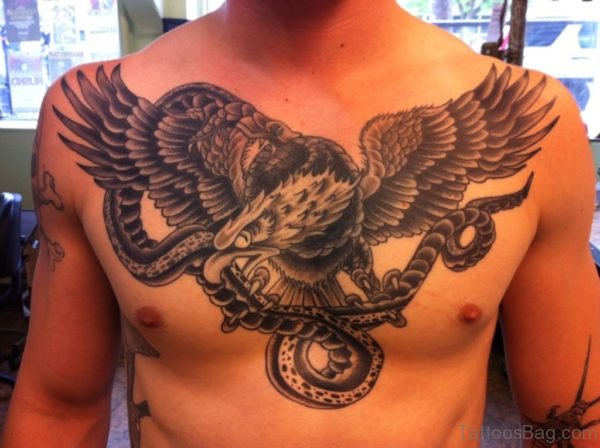 Eagle And Snake Tattoo