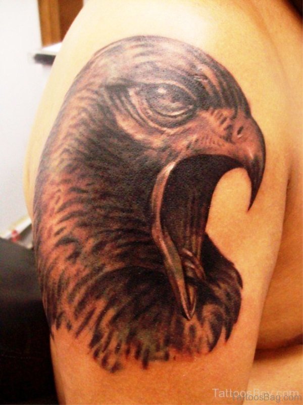 Eagle Face Tattoo Design